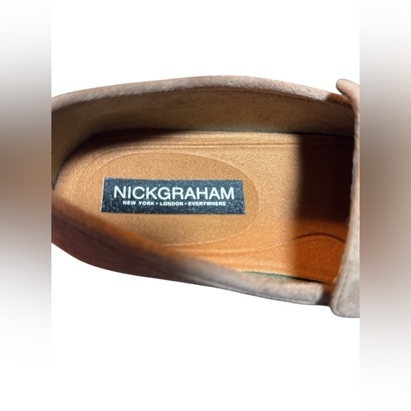 Nick Graham Mens Altred Suede Penny Loafers - Picture 7 of 8